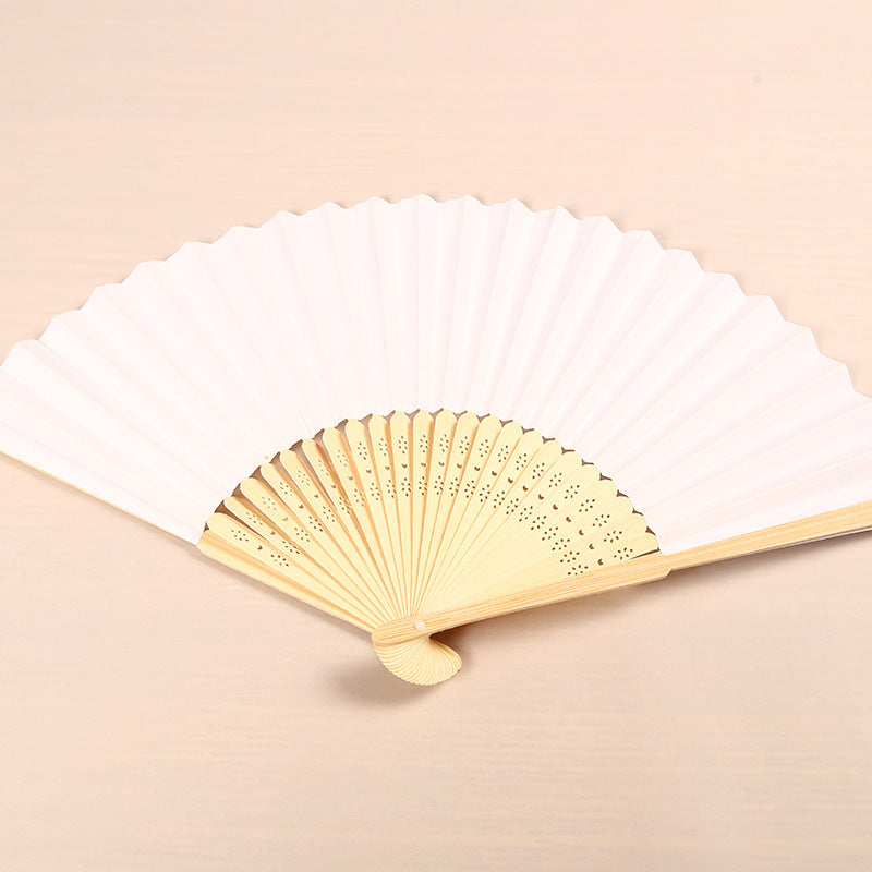Painting White Fan Calligraphy And Calligraphy Practice Fan Handmade White Fan