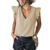 Ruffled Sleeve Top