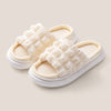 EVA Thick-soled Linen Slippers Women's Mute Soft-soled Slippers