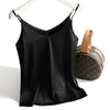 Italian Camisole Women's V-neck Brace Basic White Vest