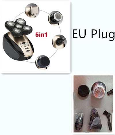 5 In 1 Multifunctional Electric Shaver 5 Blade Razor For Men Shaved