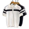 Polo Shirt Lapel Short-sleeved Sweater