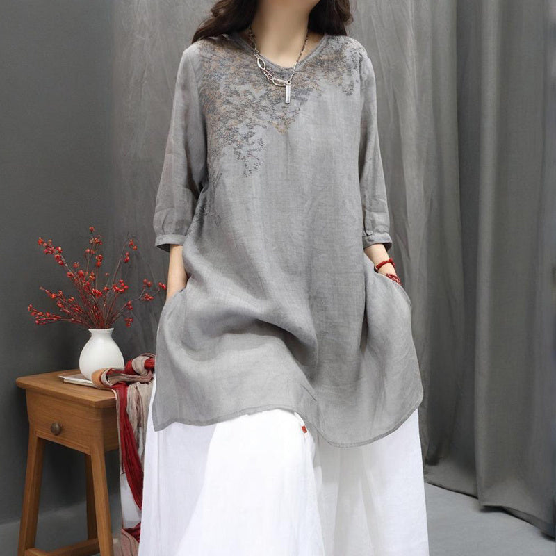 Women's Solid Color Round