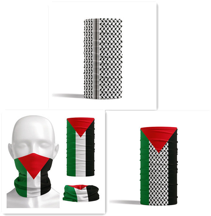 Palestinian Flag Israel Flag Magic Headband