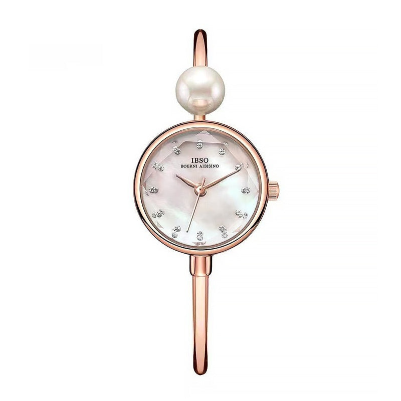 Women's Bracelet Watch Shell Surface Pearl