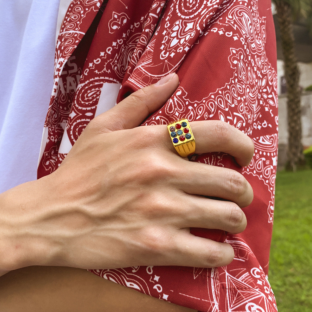 New Korean Style Ins Style Fashion Ring Men