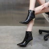 Stone Pointed Patent Leather