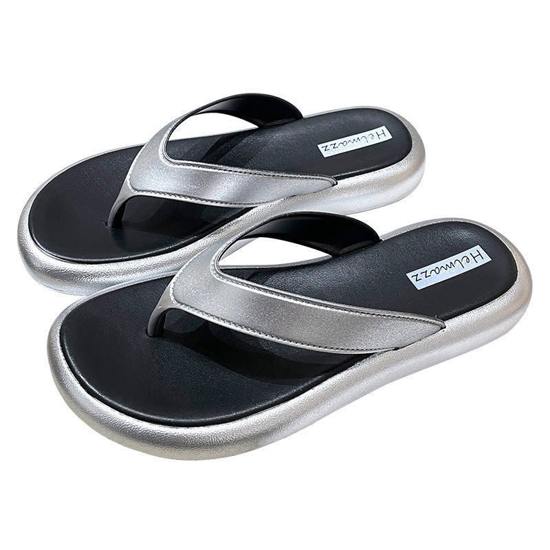 Women's Thick-soled Flip-flops