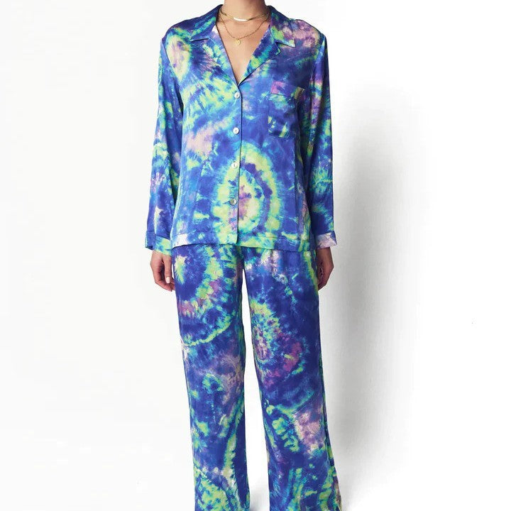 3D Digital Printing Long Sleeve Trousers Suit