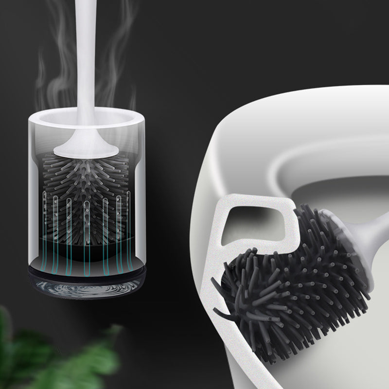 soft rubber head toilet brush