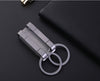 Titanium alloy belt key ring men wear belt double key ring