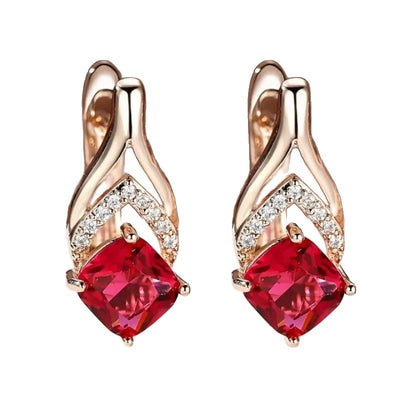 Rose Gold  Eardrops Earrings