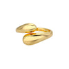 Niche Retro Blue Big Zircon Trendy Personality Ring