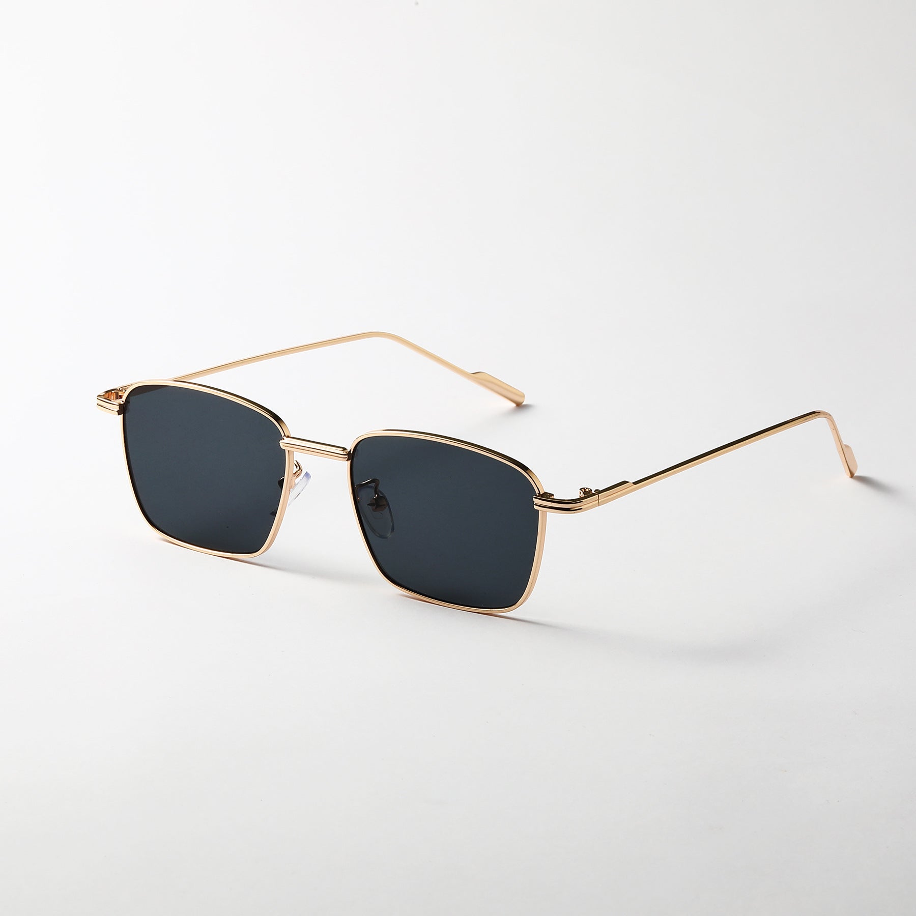 Square Small Frame Color Ocean Film Gradient Sunglasses For Women