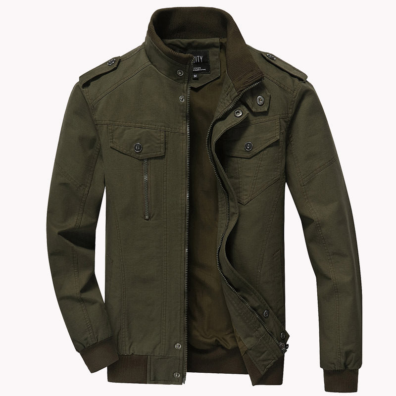 brand jacket men winter army military pilot