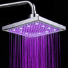 Luminous color changing shower head
