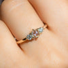 European And American Simple Women's Wedding Ring Inlaid Zircon Gold Plated