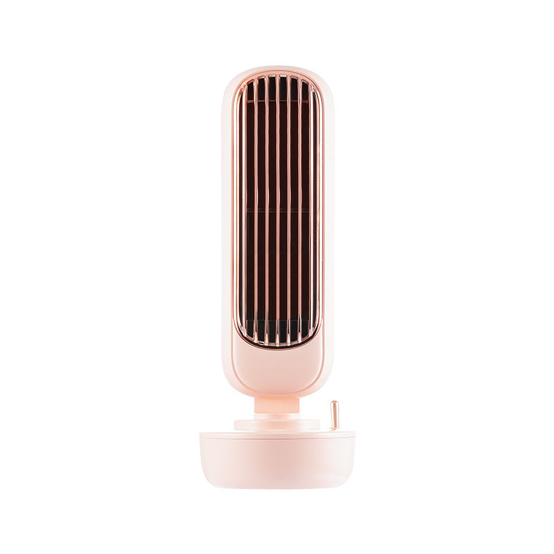 Mini portable leafless fan