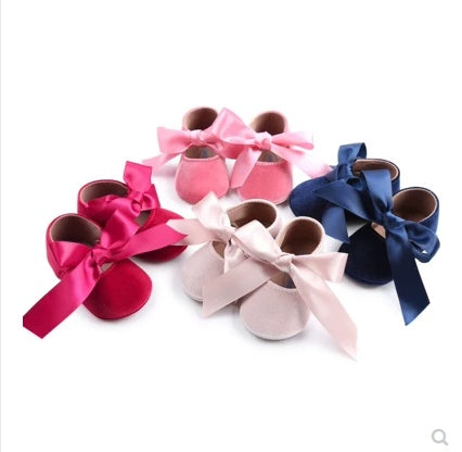 Ribbon Spring and Autumn Baby Princess Shoes
