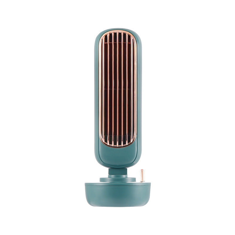 Mini portable leafless fan