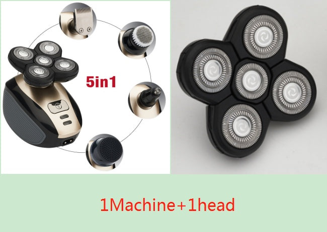 5 In 1 Multifunctional Electric Shaver 5 Blade Razor For Men Shaved