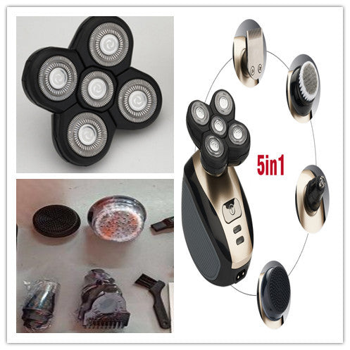 5 In 1 Multifunctional Electric Shaver 5 Blade Razor For Men Shaved