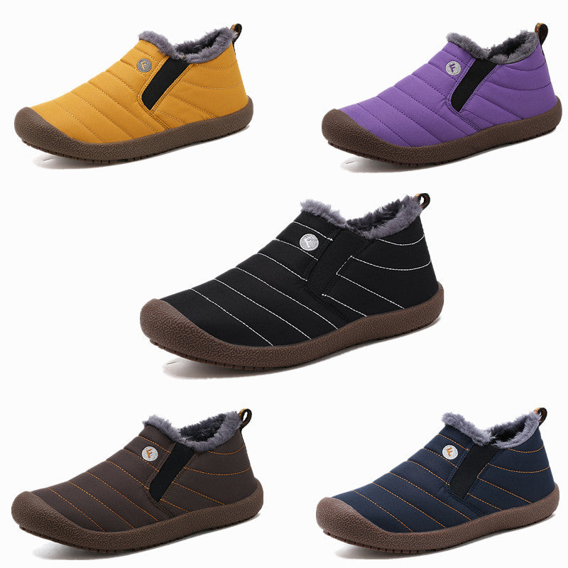 Old Man Shoes Plus Cotton Padded