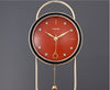 Marble Metal Clock Home