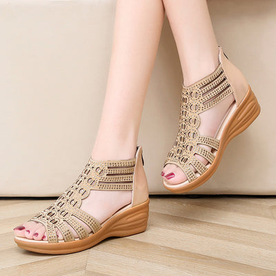 Woman Sandals Women Cyrstal Comfortable