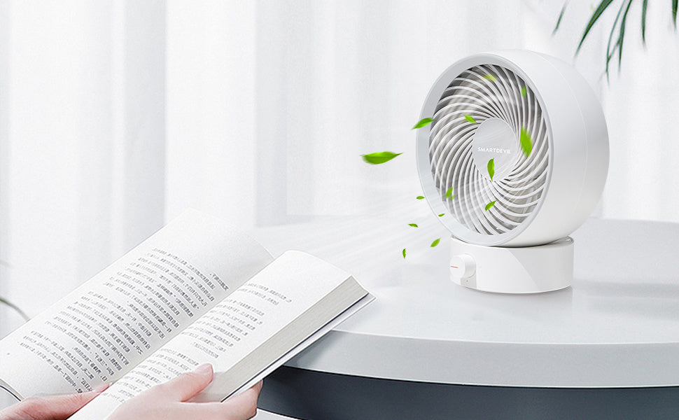 Flash Magic Small Fan Ultra-Quiet Office Desk Usb Charging Fan