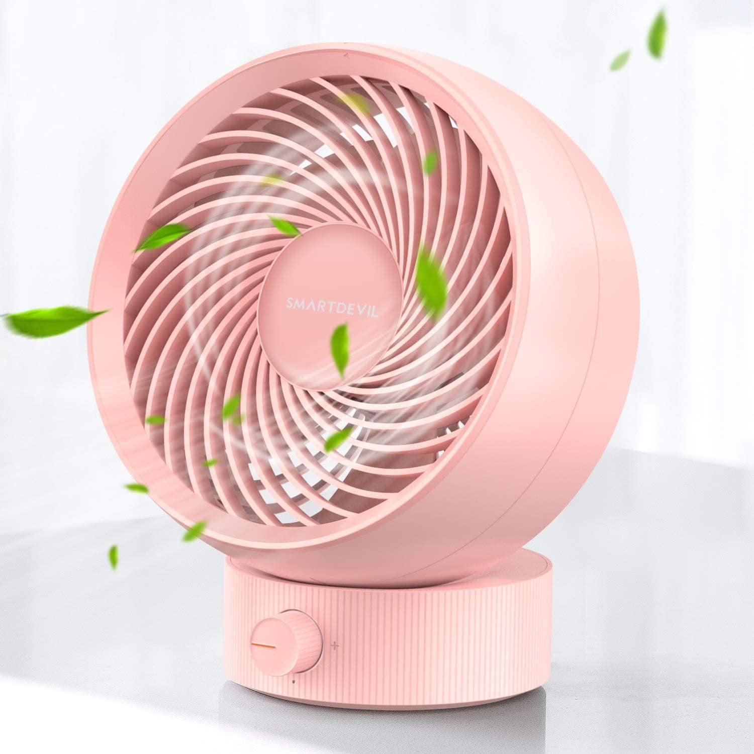 Flash Magic Small Fan Ultra-Quiet Office Desk Usb Charging Fan