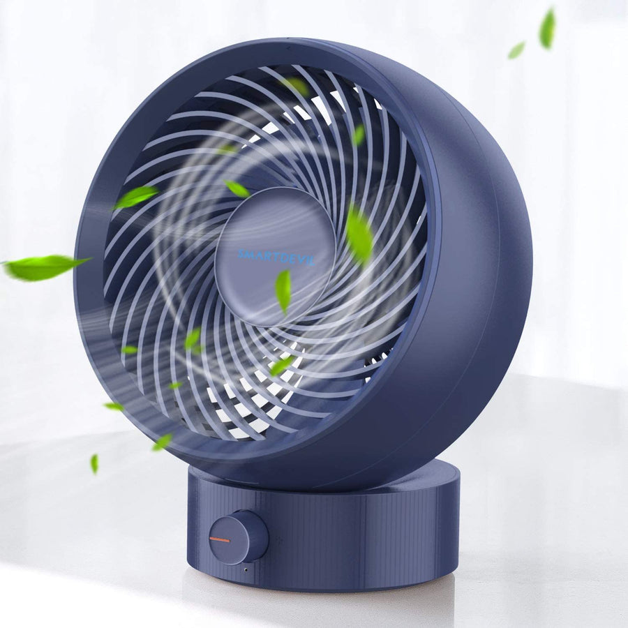 Flash Magic Small Fan Ultra-Quiet Office Desk Usb Charging Fan