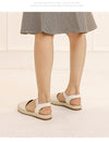Soft soled Straw Woven Plus Size Shoes, One-legged Lazy Sandals