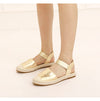Soft soled Straw Woven Plus Size Shoes, One-legged Lazy Sandals