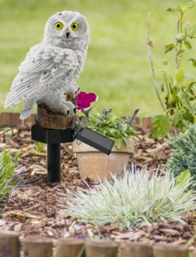 Solar Owl Garden Light Outdoor LED Lawn Lamp For Garden