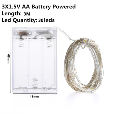 Christmas Light Led Outdoor Battery