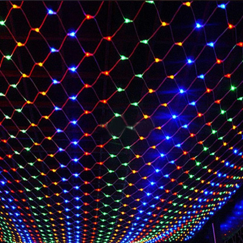 waterproof fishnet lights full of stars paved holiday lights wedding ins decorative lights