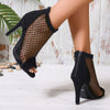 High Heel Back Zipper Plus