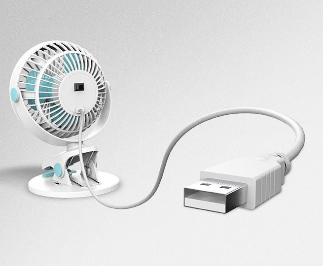 Portable Mini Desktop Fan Silent High Wind Power