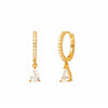 French style ear buckle silver earrings women fashion hot style