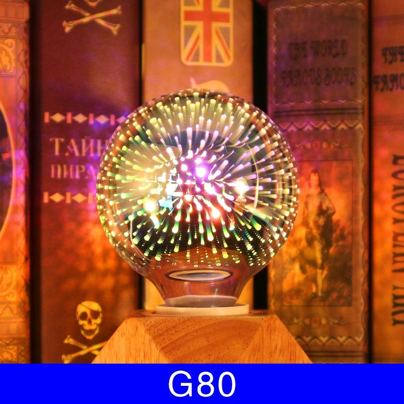 3D Fireworks Decorative Light Bulb