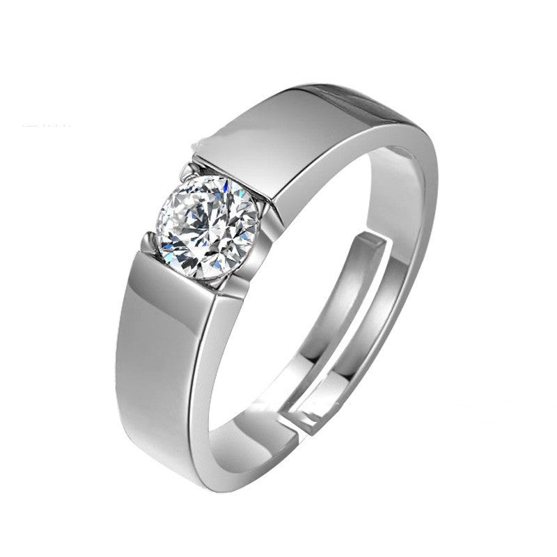 Free Size Stone Ring Version Men