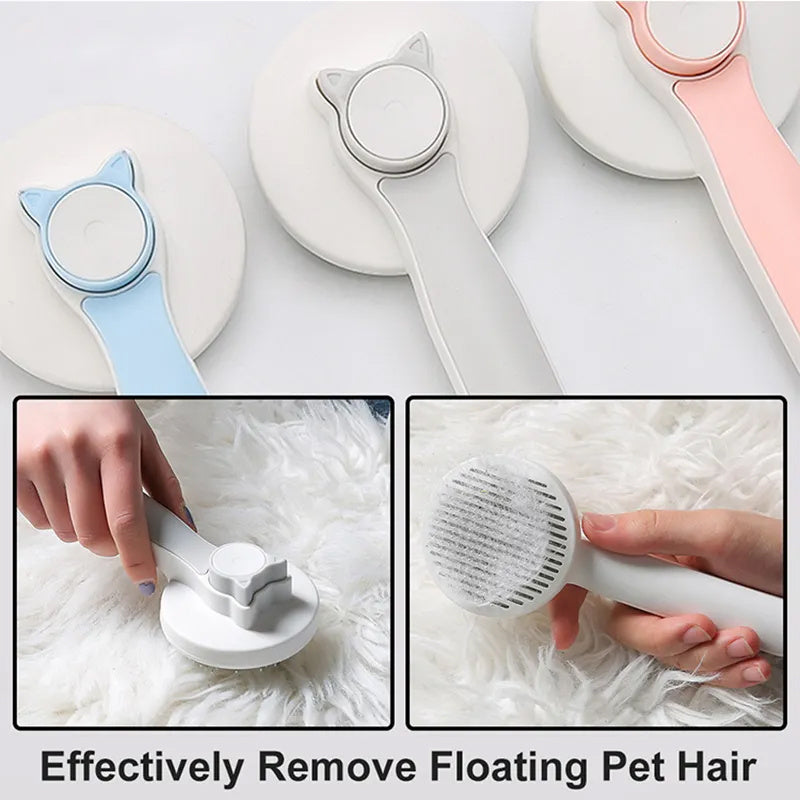 Pet Self Cleaning Cat Brushes,