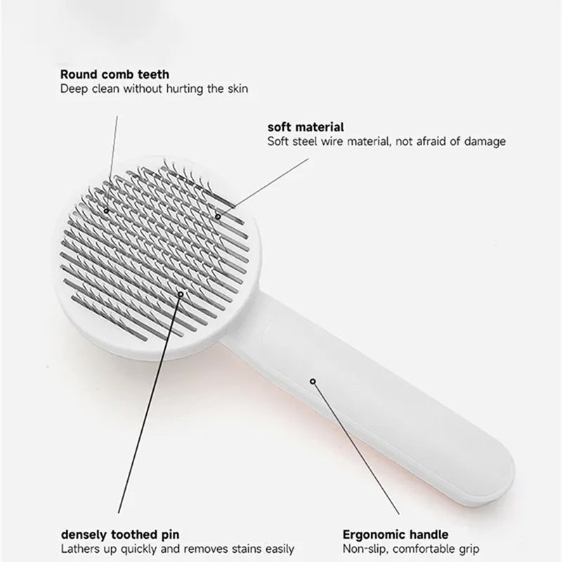 Pet Self Cleaning Cat Brushes,