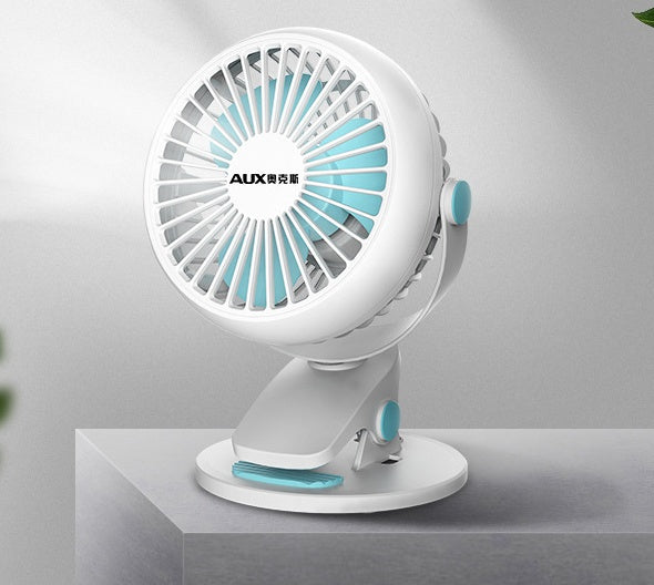 Portable Mini Desktop Fan Silent High Wind Power