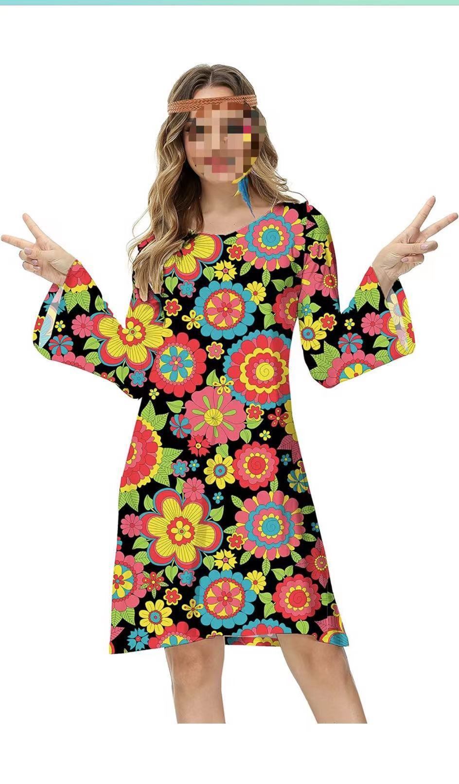 Women, Fashion Autumn Dress With Flowy Design