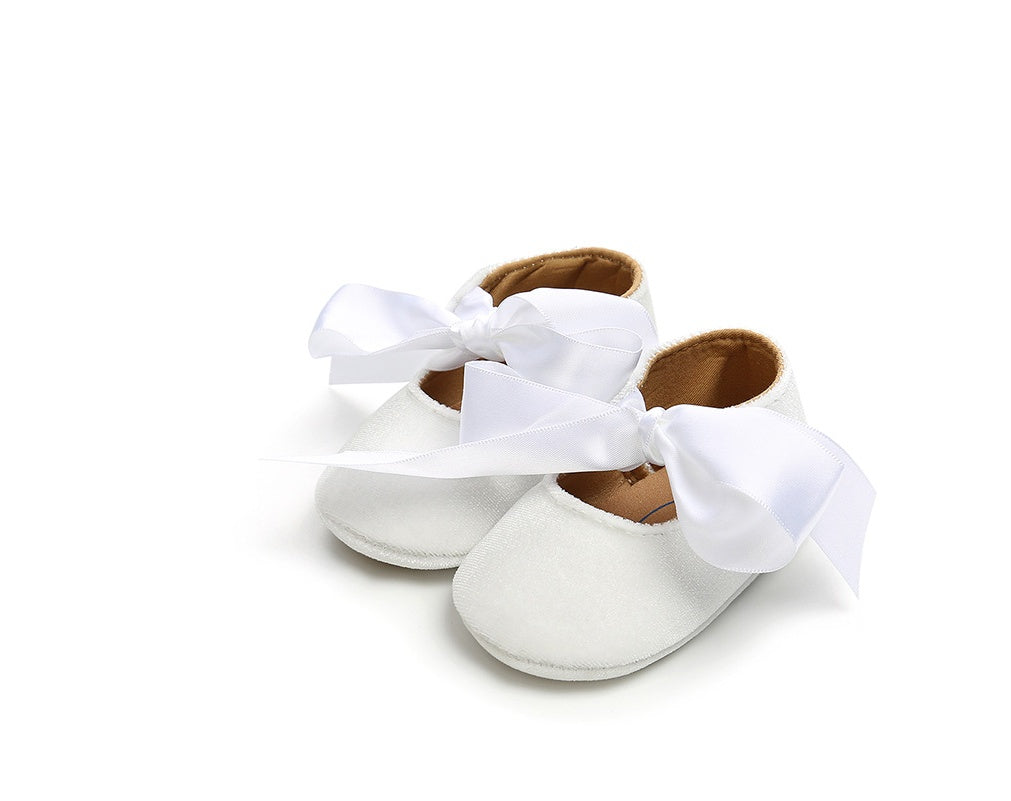 Ribbon Spring and Autumn Baby Princess Shoes