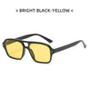Retro Double Bridge Polygonal Sunglasses For Men And Women