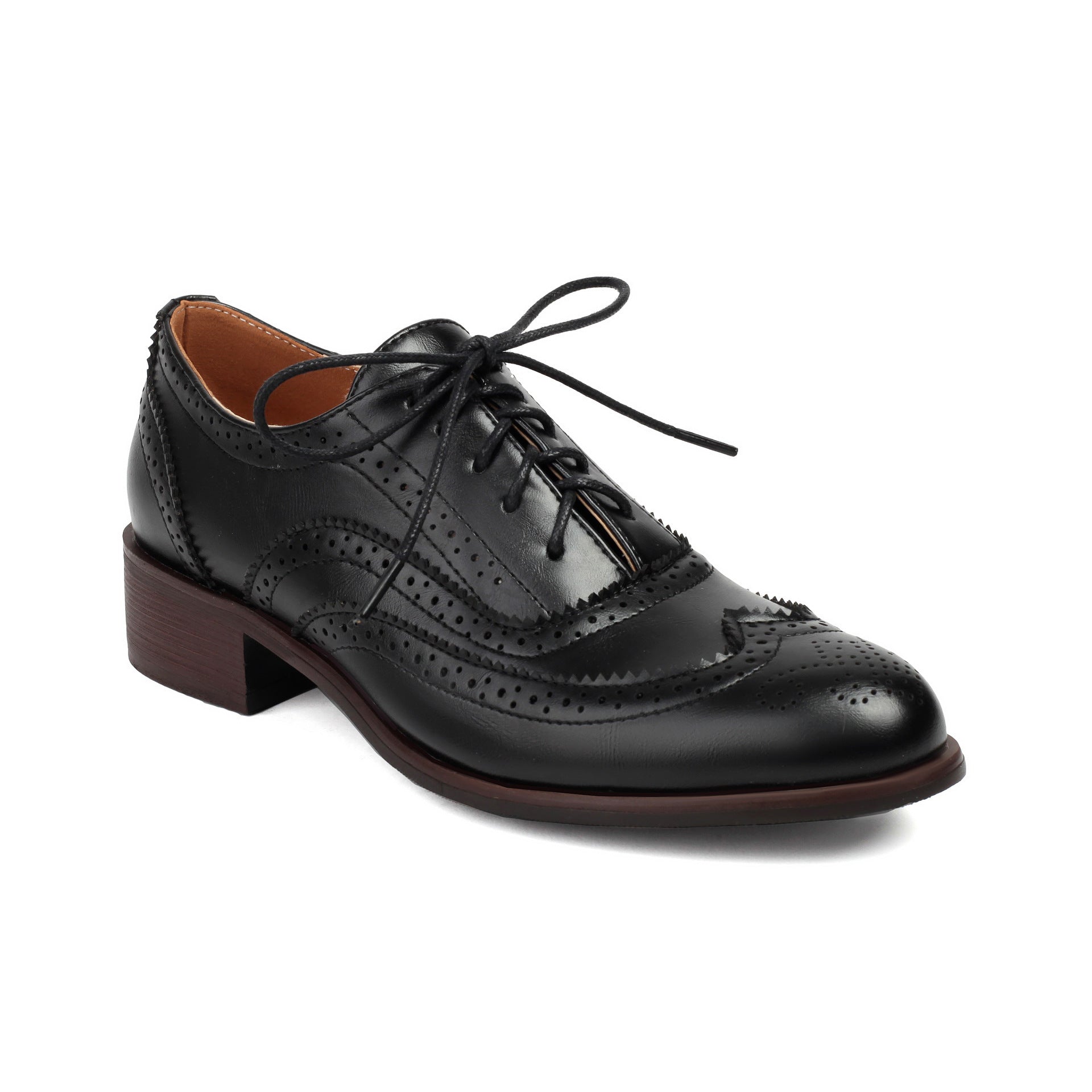 British  High-cut Lace-up Shoes