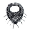 Network Silk Houndstooth Square Keffiyeh Military Fans Tactical Tassel Desert Scarf